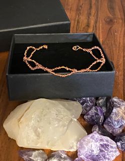 Handcrafted Copper Wire Bracelet | One of a Kind – Includes Gift Box