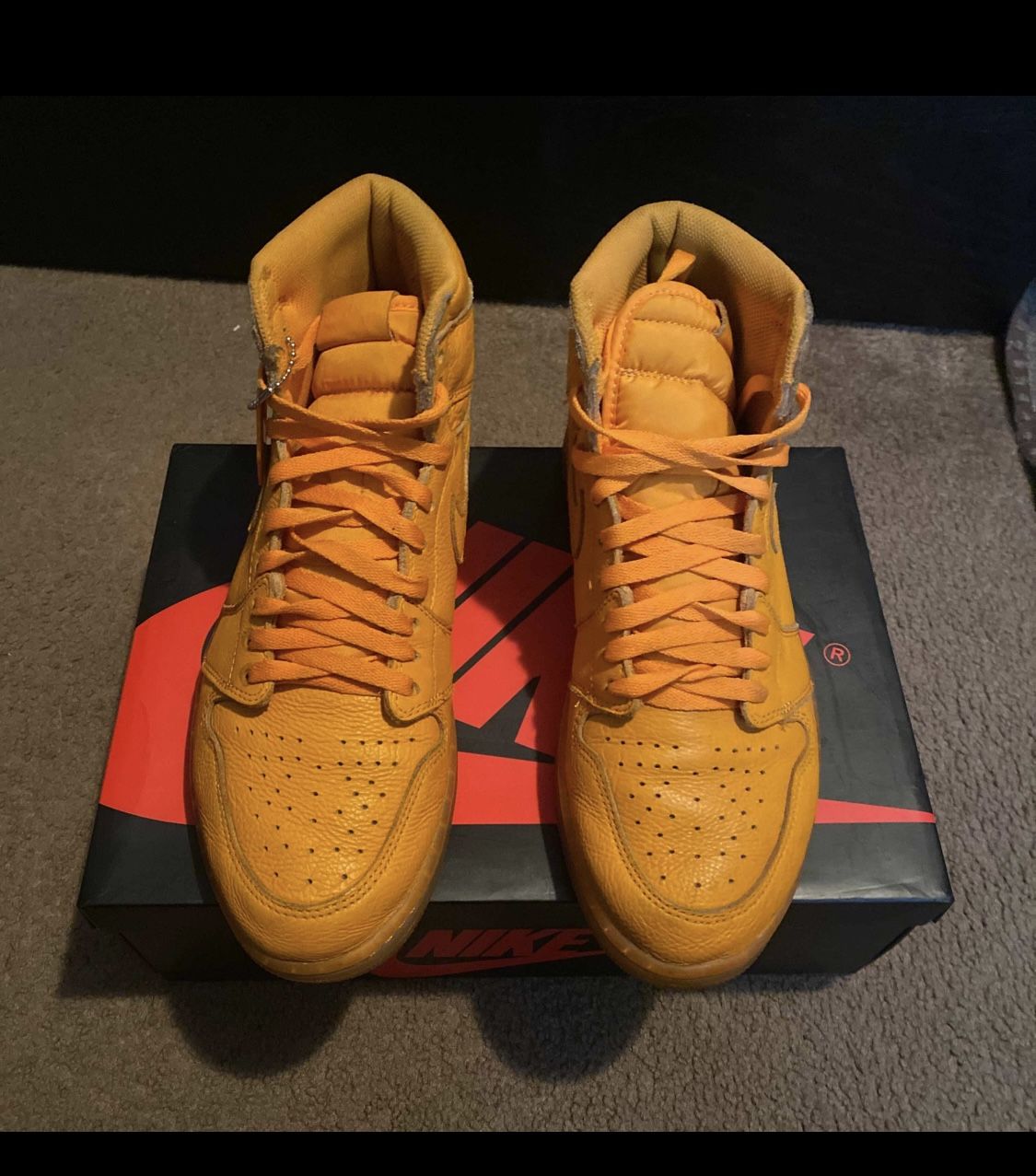 Orange gatorade shoes hot sale