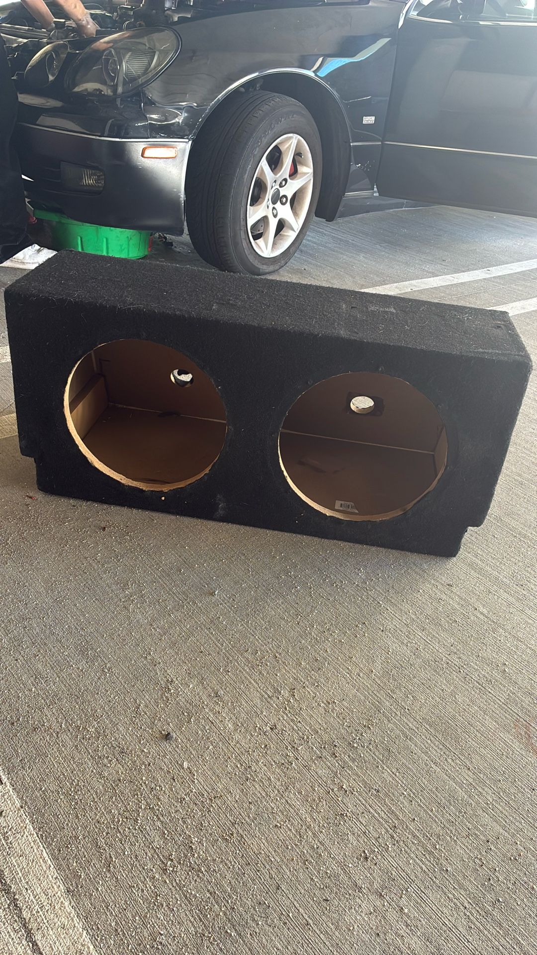 Dual 12” MDF Subwoofer Box 