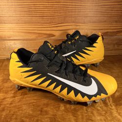 Nike Alpha Menace 922804-019 Pro LOW Mens Football Cleats Yellow Sz 14