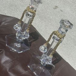 Crystal Candle Holders 