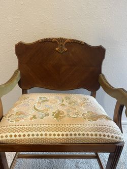Vintage French Ornate Side Chair  MCM