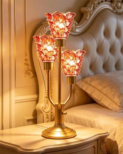 Vintage Table Lamp Dimmable - 3 Light new