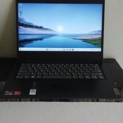 Lenovo Laptop Netbook Ultrabook Windows 11 Amd RyZen Amd Radeon. 14" 8gb Ram 1tb Hd And Charger