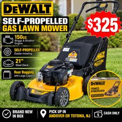 DEWALT Self-Propelled Gas Lawn Mower ā NEW ā $325