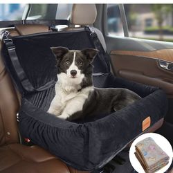BOCHAO Dog Car Seat for Large/Medium Sized Dogs,Dog Car Back Seats Travel Bed Dog Seats,Comfortable and Safe;Multipurpose Design-Dog Bed Dog Sofa Cush