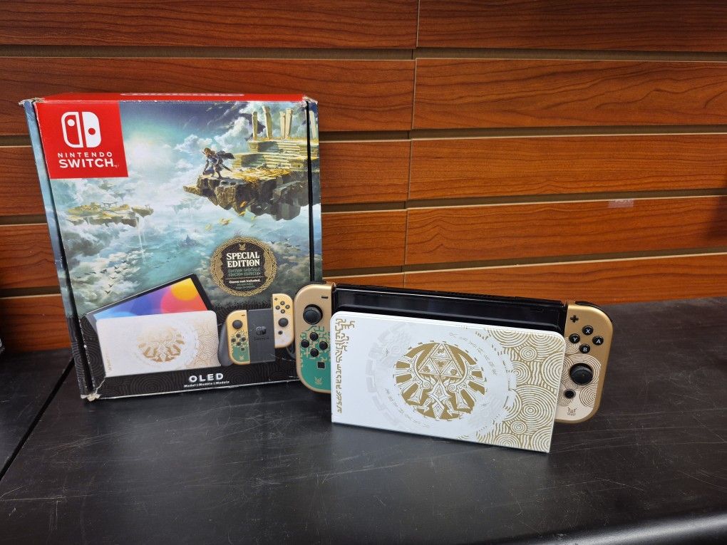 Nintendo Switch OLED Zelda Special Edition 64gb Console