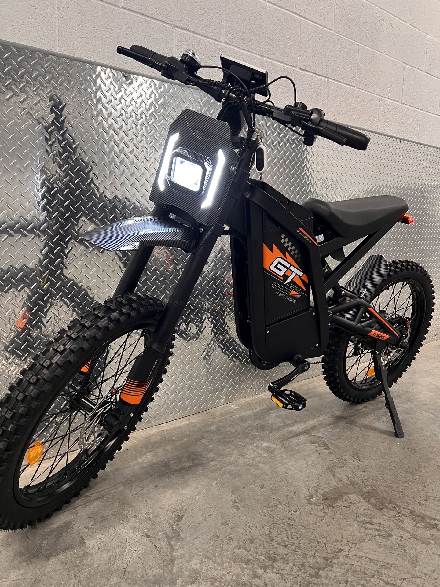 2400/3000 Watt Electric Dirt E-Bike, 37MPH, Hydraulic brakes, NFC Chip Start, 32ah Battery 
