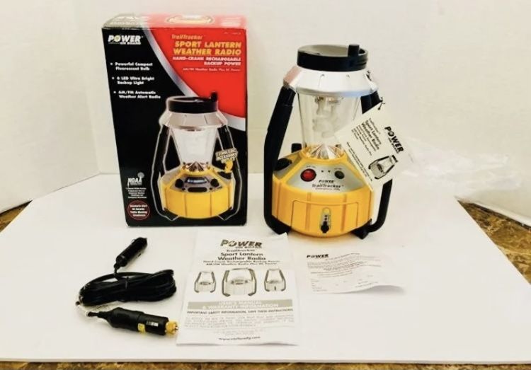 Vector PowerOnBoard TrailTracker Sport Lantern 7 Channel All-Hazards NOAA Weather Radio