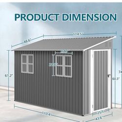 Storage Shed  4x10