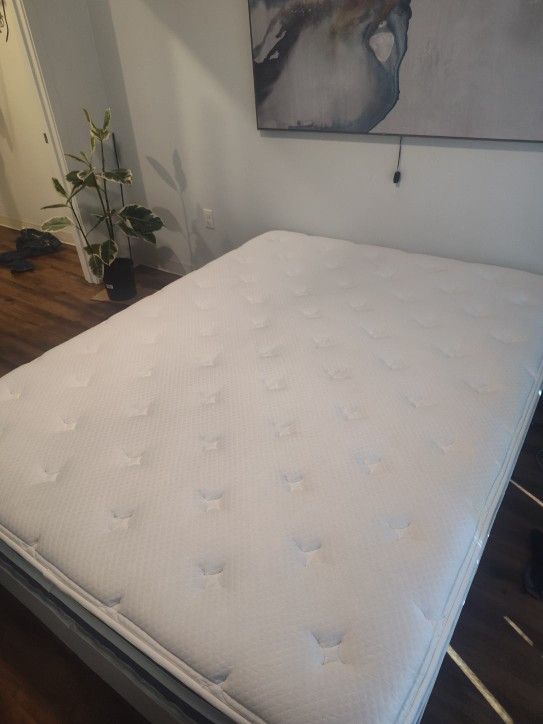 OBO!!!:Queen Size Mattress And Box spring With Pillowtop