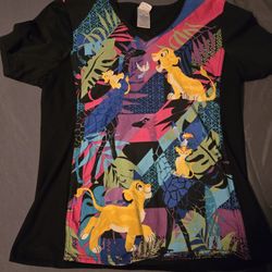 Lion King Scrub Top