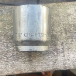 3/4 In Drive Craftsman V Series 12 Point 2in Socket  