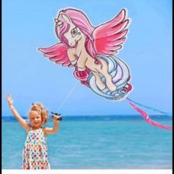 Brandnew Unicorn Kite for Kids and Adults for Outdoor Games and Beach Trip,Cute Unicorn Best Kite for Girls,Boys and Beginner,Easy to Fly for