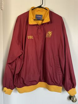 USC Trojans Vintage Champs Windbreaker Jacket Team Edition Apparel