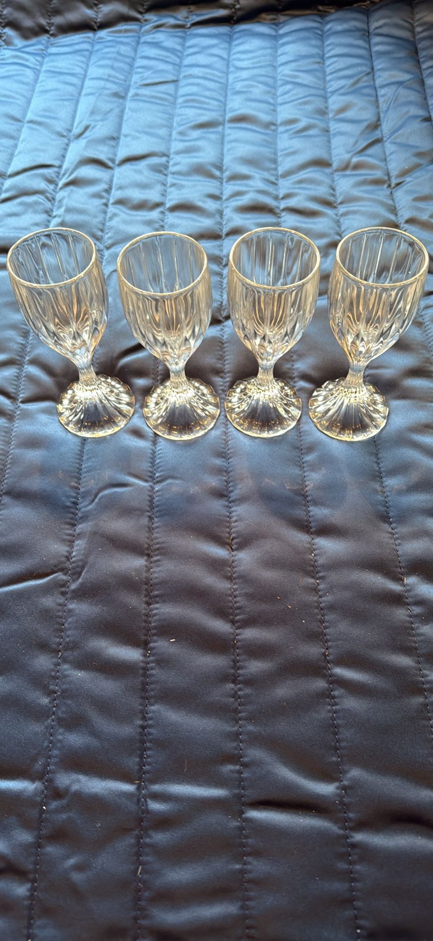 Vintage Crystal Cordial Glasses