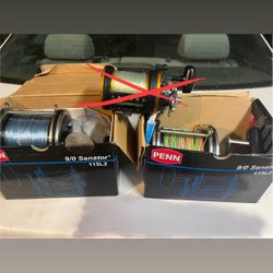 2x Penn Senator 9/0