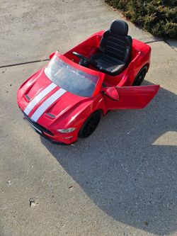 Rollplay Kids Ride-On 6V Toy Ford Mustang - Red