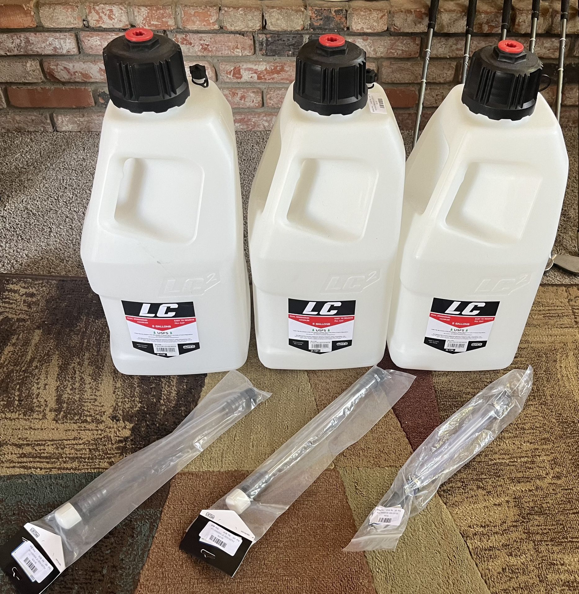Brand new LC Gas cans 5 Gallon