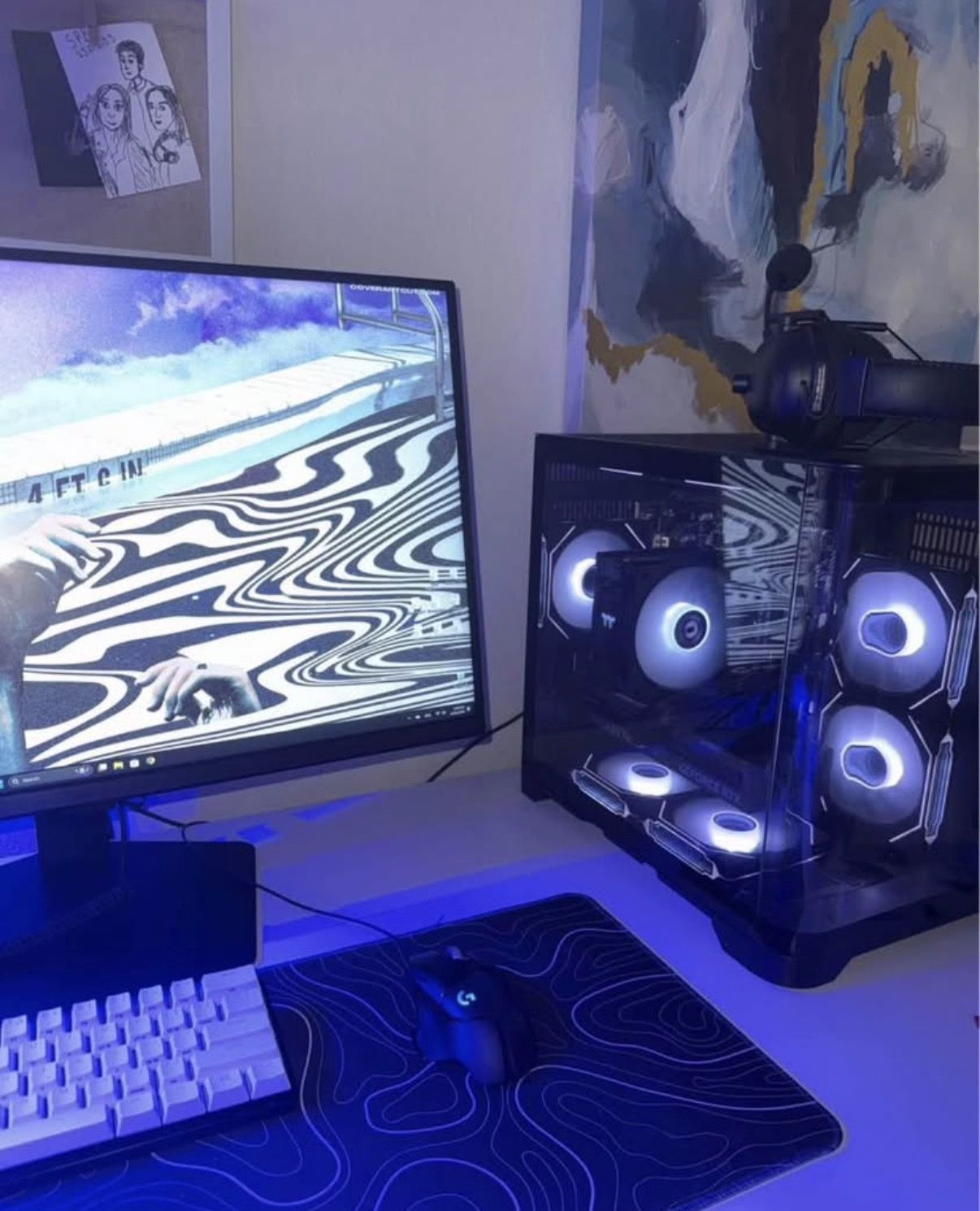 Gaming PC 4060 Ti + Monitor