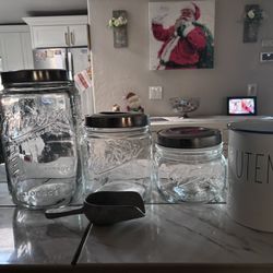 Canister Set With Utensil Canister 