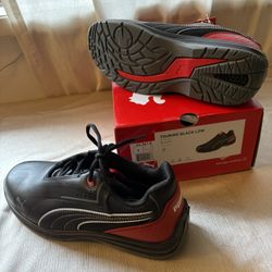 Puma Touring Black Low Safety Footwear Size 9