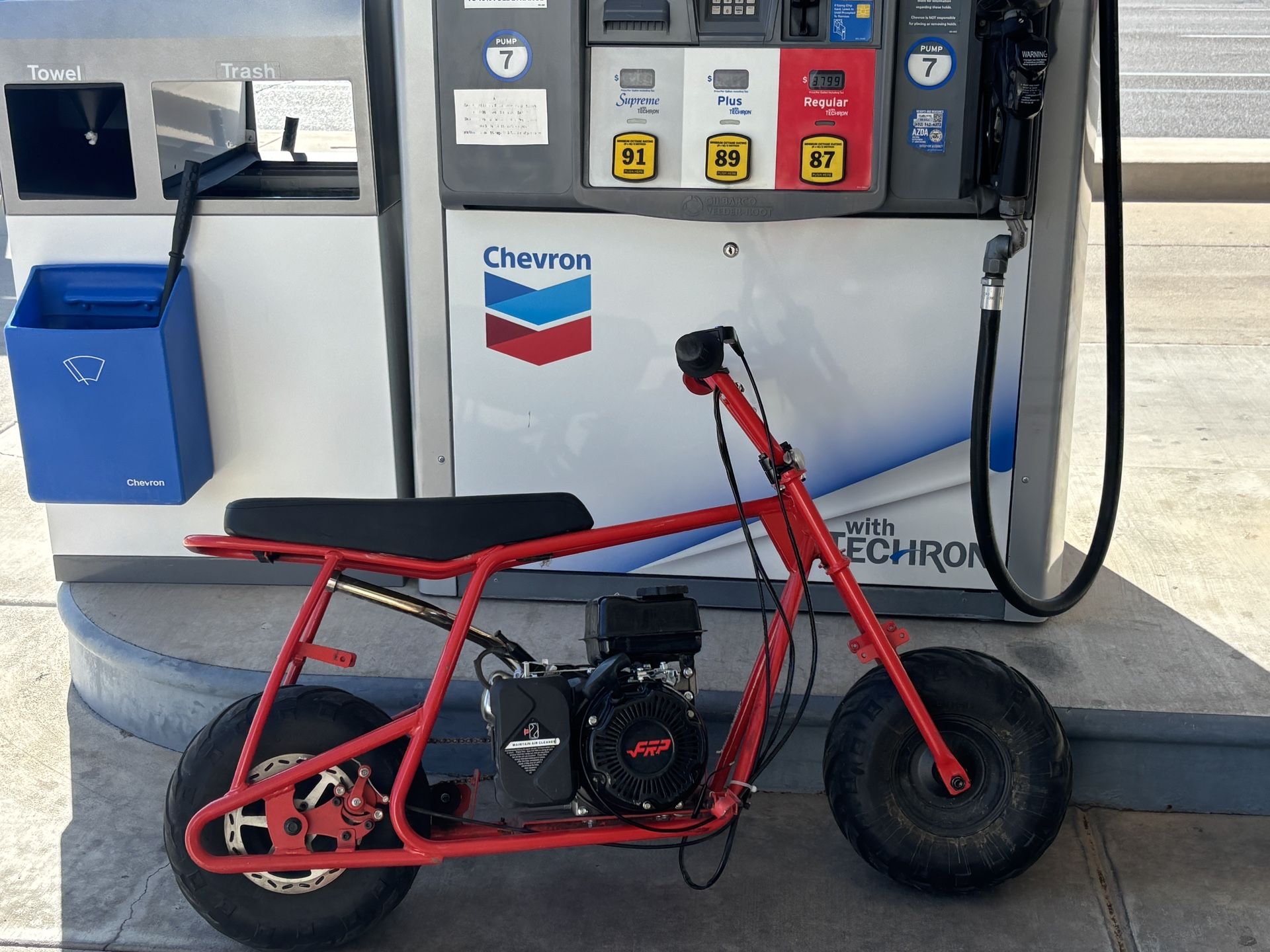 frp mini bike, looking for money or trades 