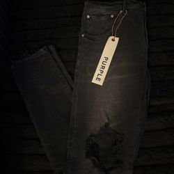 Purple Brand Black Wash Jeans Size: 34”