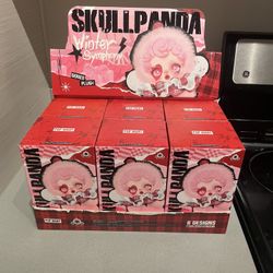 Skull Panda Winter Symphony Keychains 