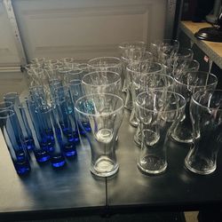 Flower Vases (34 Sold As A Lot)