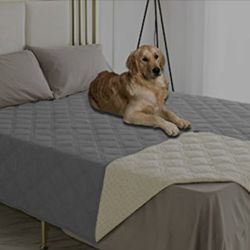 Ameritex Waterproof Dog Bed Cover Pet Blanket With Anti-Slip Back For Furniture Bed Couch Sofa