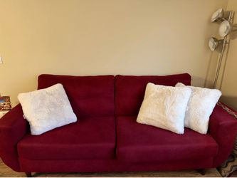 Sofa and pillows