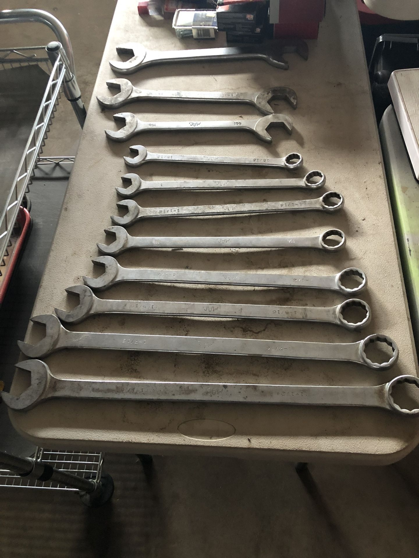 Large Mac Tools Wrench Set 