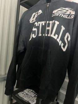 Lost hills acid wash hoodie