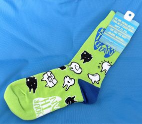PanPacSight Novelty Dental Crew Socks