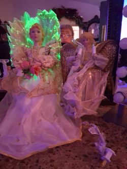 23 Inch Tall New Tree To Angel 13 Dlls The Small One Sold 