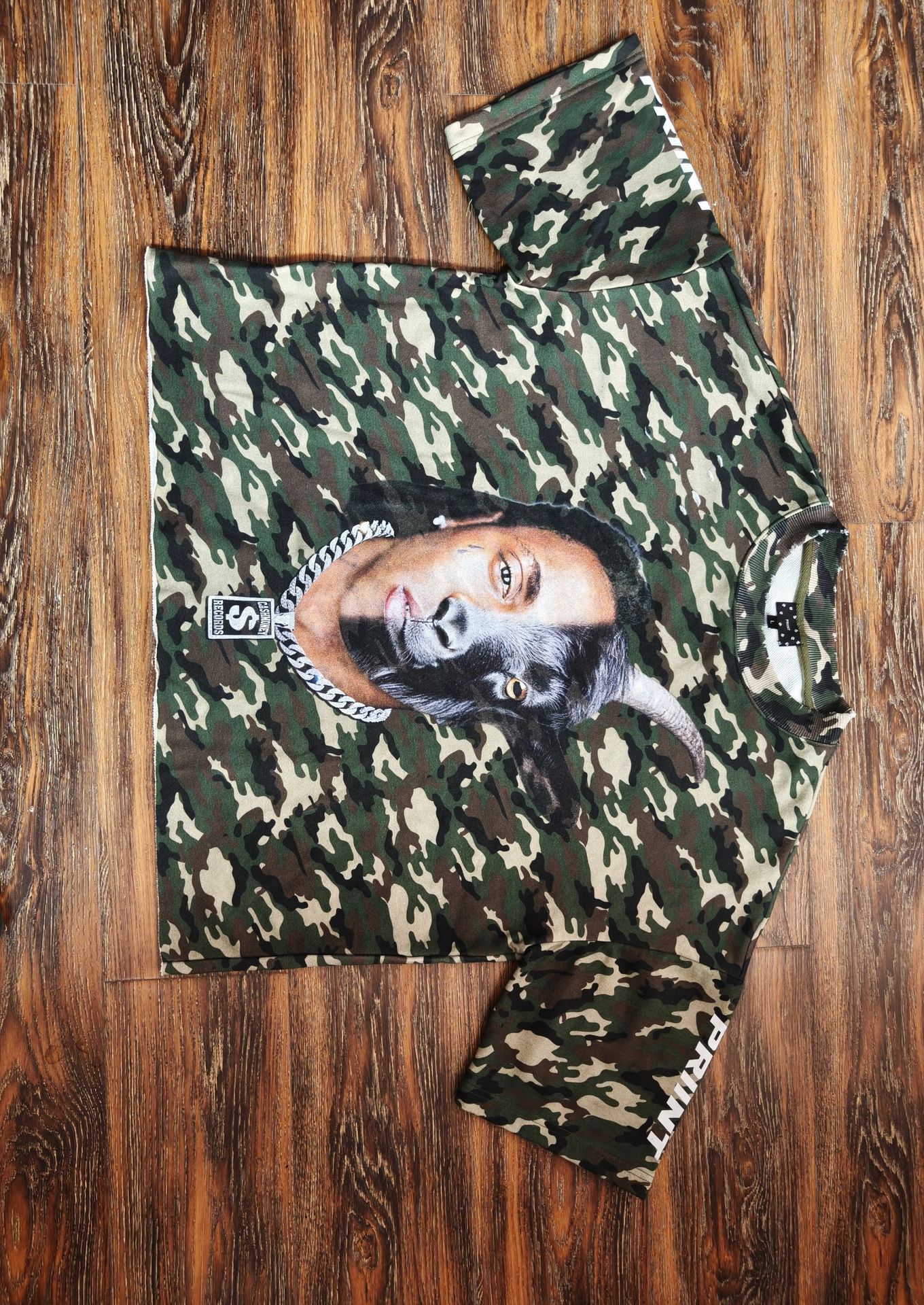 Lil Wayne GOAT camo Boxy Tees