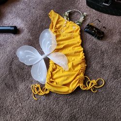 Yellow Fairy Size 14/16  or Size Small Adult