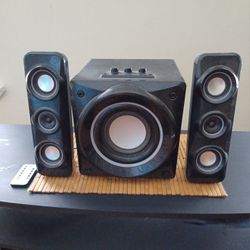 Sylvania Blue Tooth Speakers & Sub Woofer 