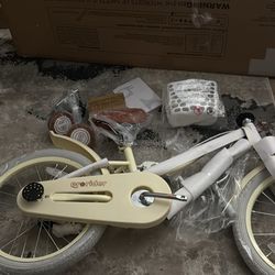 Yellow Kids Bike 