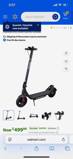 E scooter used