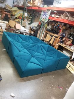 BRAND NEW DUNE SOFAS SET 12pcs size 9X7X9X7FT 100%polyster BELLA FABRIC  custom made available