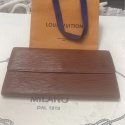Louis Vuitton Red Epi Leather Sarah Wallet