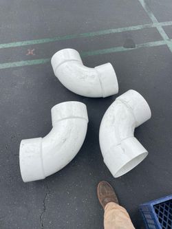 10” pvc elbow 90°