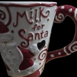 Milk for Santa mug by Ganz