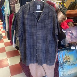 Short Sleeve Plaid Shirt