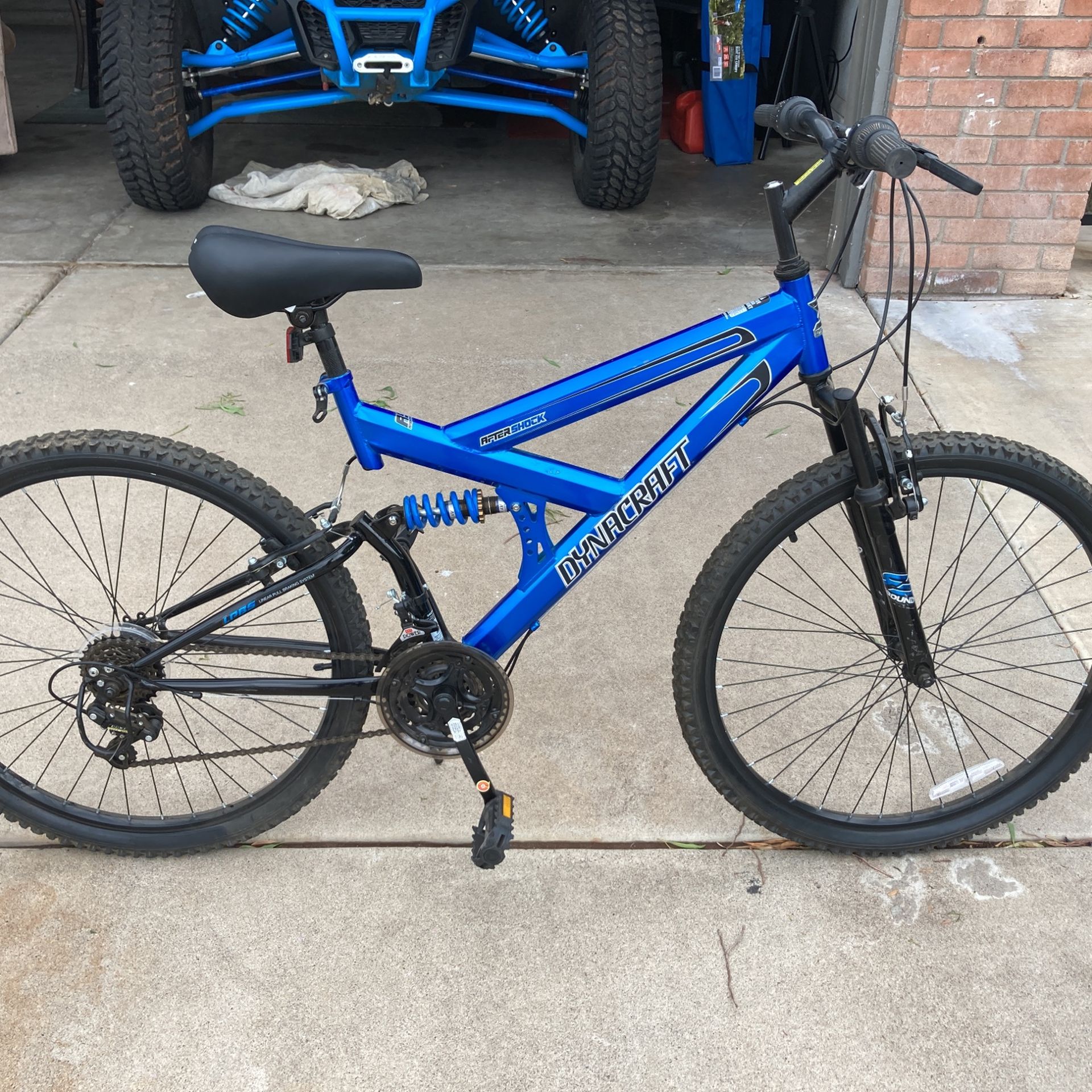 Aftershock Dynacraft Fat Bike 26” Mountain Bike Dual Suspension