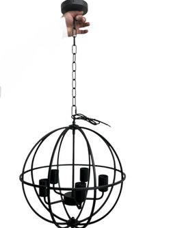 New Rustic Lighting Pendant Light With Metal Cage 