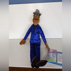 Disney Pixar Joe Soul Gardner Talking Plush Soul Medium 18'' 