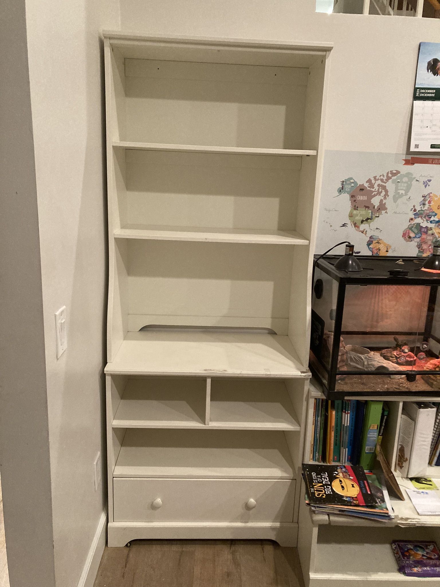 Pottery barn Bookshelves